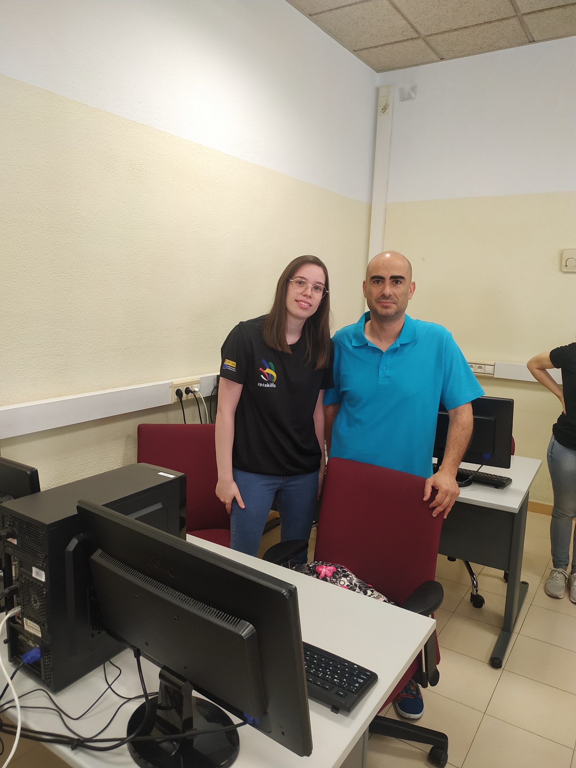 Alumna de DAW participando en MurciaSkills